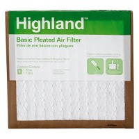 Highland Basic Pleated Air Filter [Set of 6] Size: 24" H x 24" W x 1" D - B00T1YC4PU